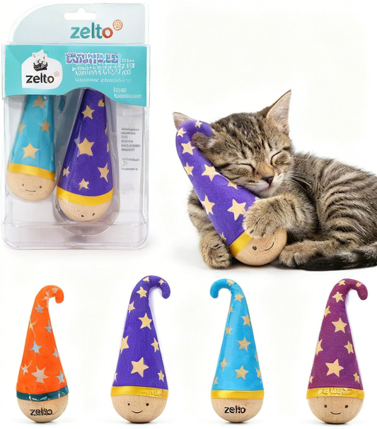 zelto® Wobble-Wiggle Cat Tumbler Toy: The Unstoppable Playmate That Turns Lazy Kitties Into Pouncing Predators!